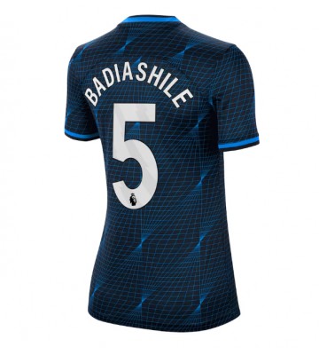 Maillot de foot Chelsea Benoit Badiashile #5 Extérieur Femmes 2023-24 Manches Courte